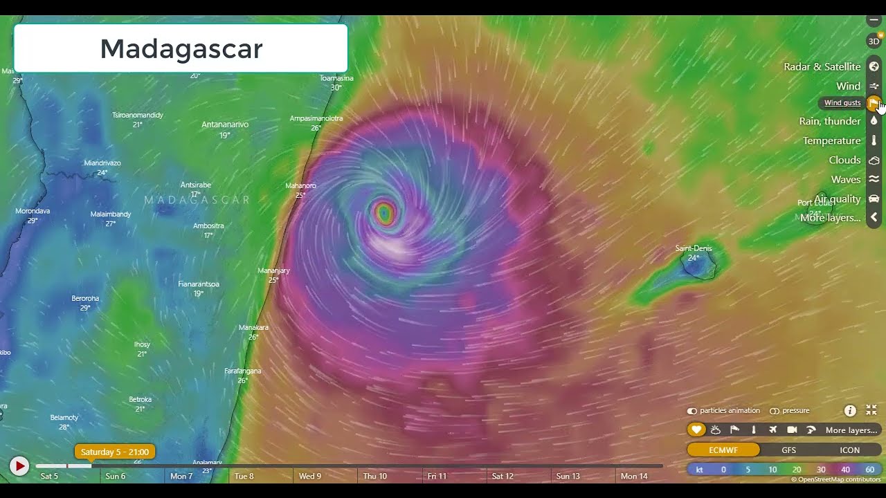 madagascar cyclone 2022 | cyclone hunter