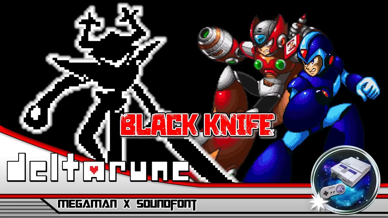 Deltarune - BLACK KNIFE [MegaMan X Soundfont Remix]