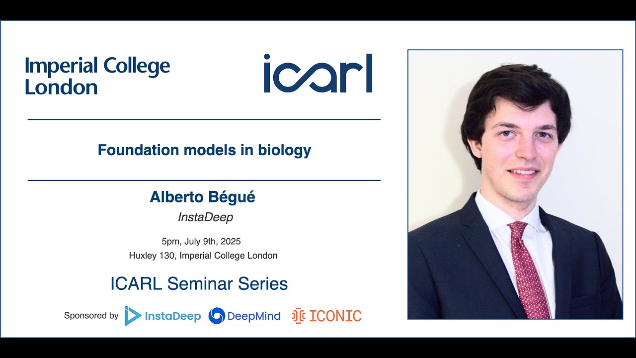 Foundation models in biology | Alberto B&eacute;gu&eacute;