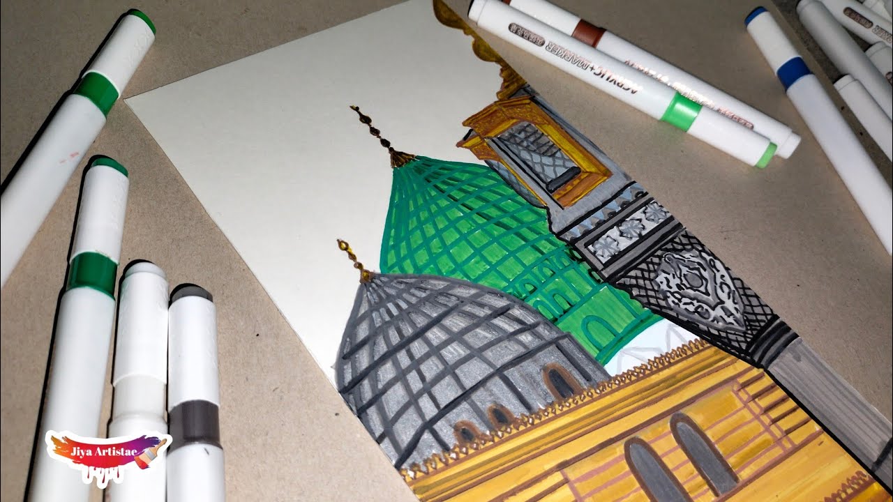 Masjid Nabawi Painting: A Step-by-Step Guide 