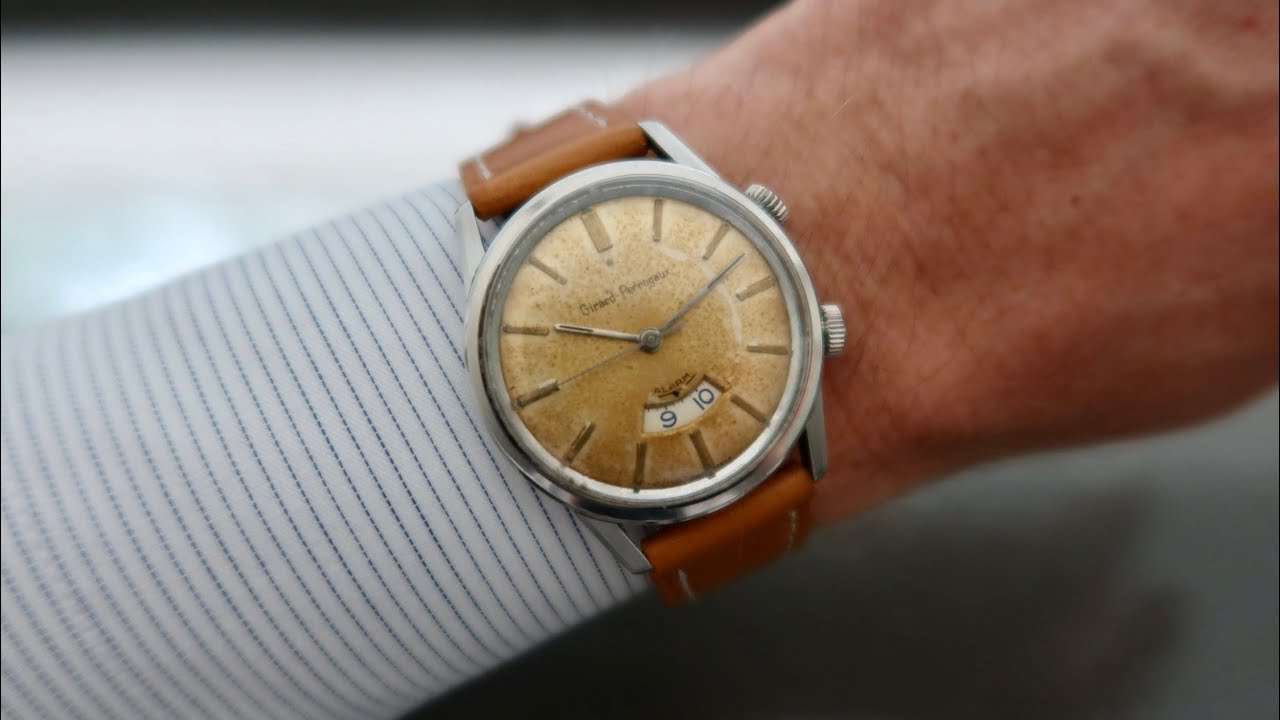 The 1960's Girard Perregaux reference 7742 Alarm in Steel