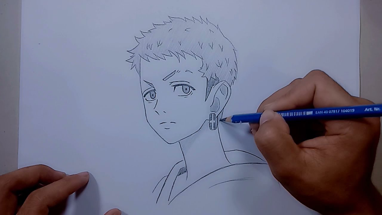 MENGGAMBAR MITSUYA DARI TOKYO REVENGERS