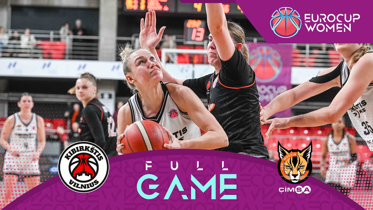 Round of 16 | Kibirkstis-TOKS v ÇİMSA ÇBK MERSİN | EuroCup Women 2025-26