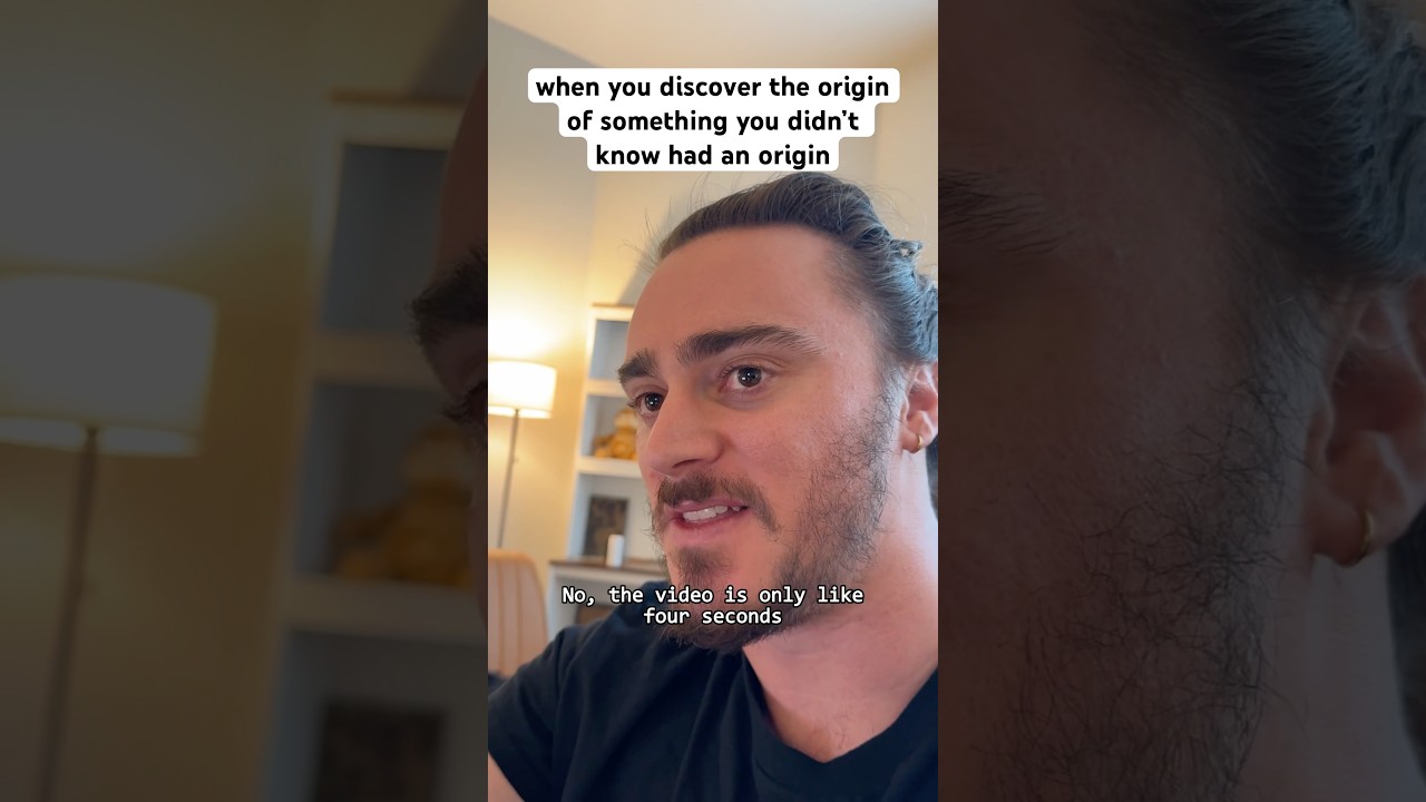 when you discover the origin of something you didn&rsquo;t know had an origin ￼#shorts #comedy #funny