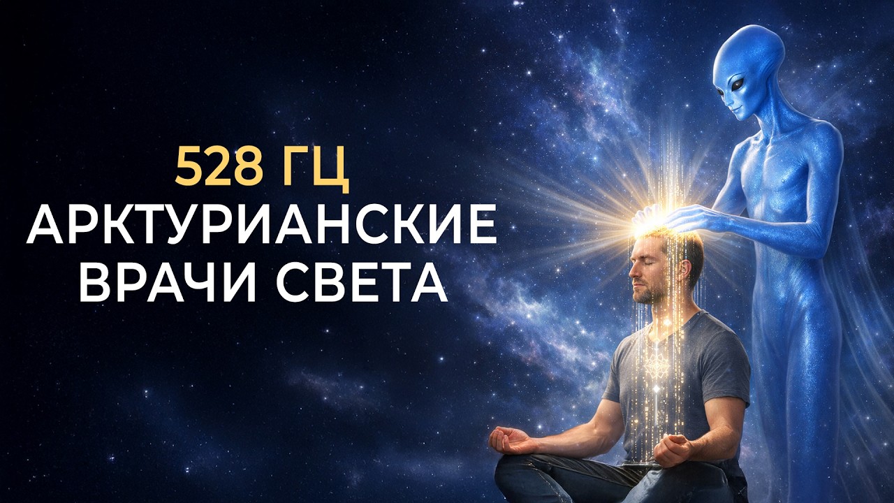 528 Гц Арктурианские Врачи Света | Квантовое Исцеление: Активация ДНК и Регенерация Клеток 🛸