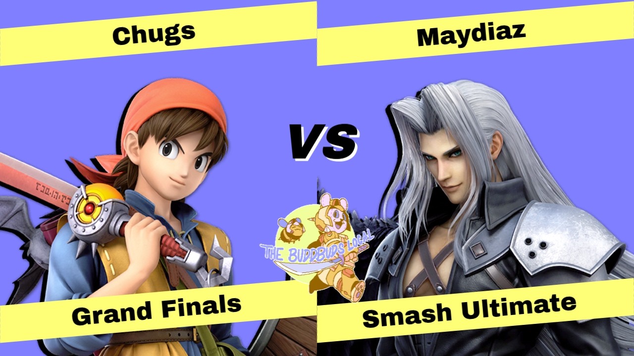 The BuddBuds Local #29: Grand Finals - Chugs (Hero) Vs. Maydiaz (Sephiroth) SSBU