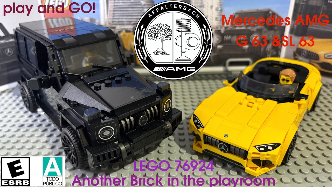 play and GO! LEGO 76924 Mercedes AMG G 63 & Mercedes AMG SL 63
