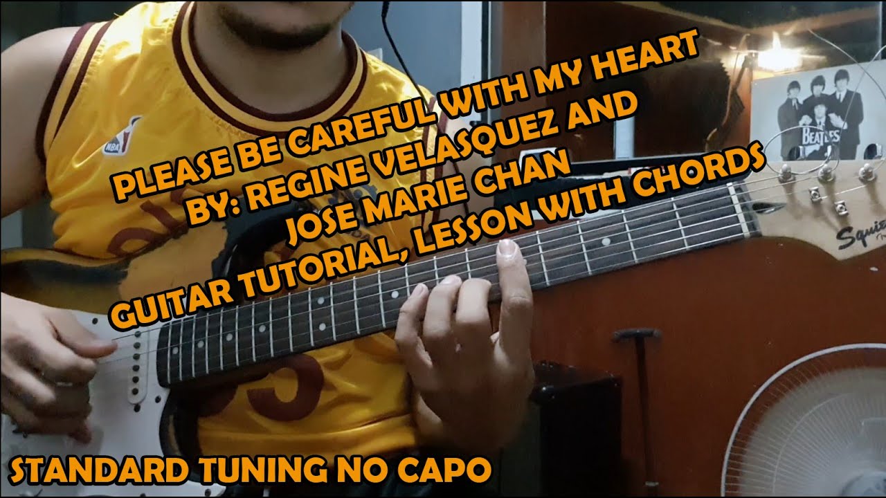 Please Be Careful with my Heart Guitar TUTORIAL, LESSON, with CHORDS, Tagalog, No Capo