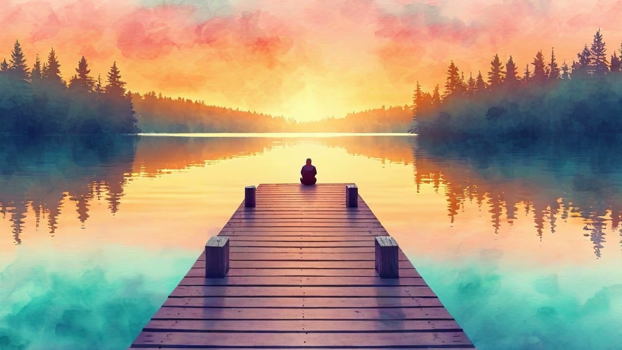 Lakeside Sunset Lofi 🌅 Relaxing Music for Deep Sleep & Stress Relief (30 Min)