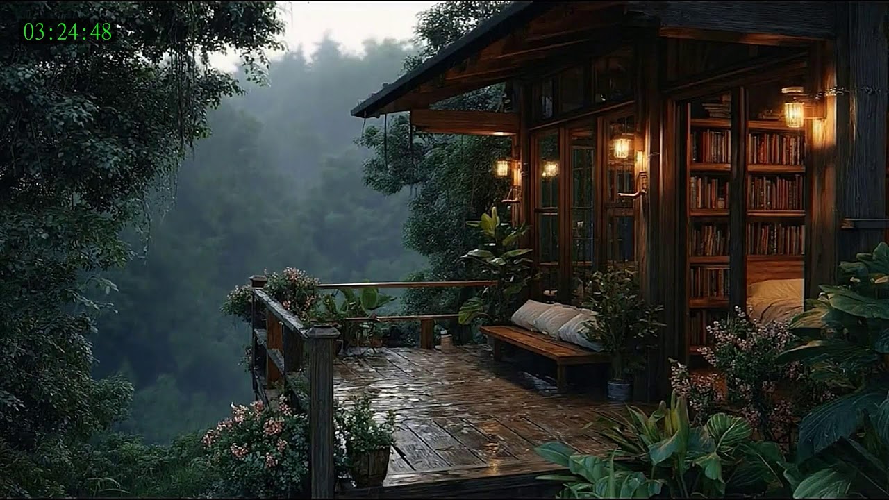 Soothing Rainstorm and Thunder to Quiet Thoughts