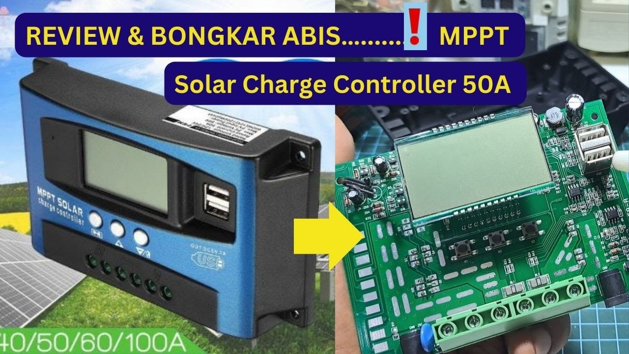 BONGKAR ABIS‼️MPPT Solar Charge Controller 50A - 12V/24V HARGA 230rb