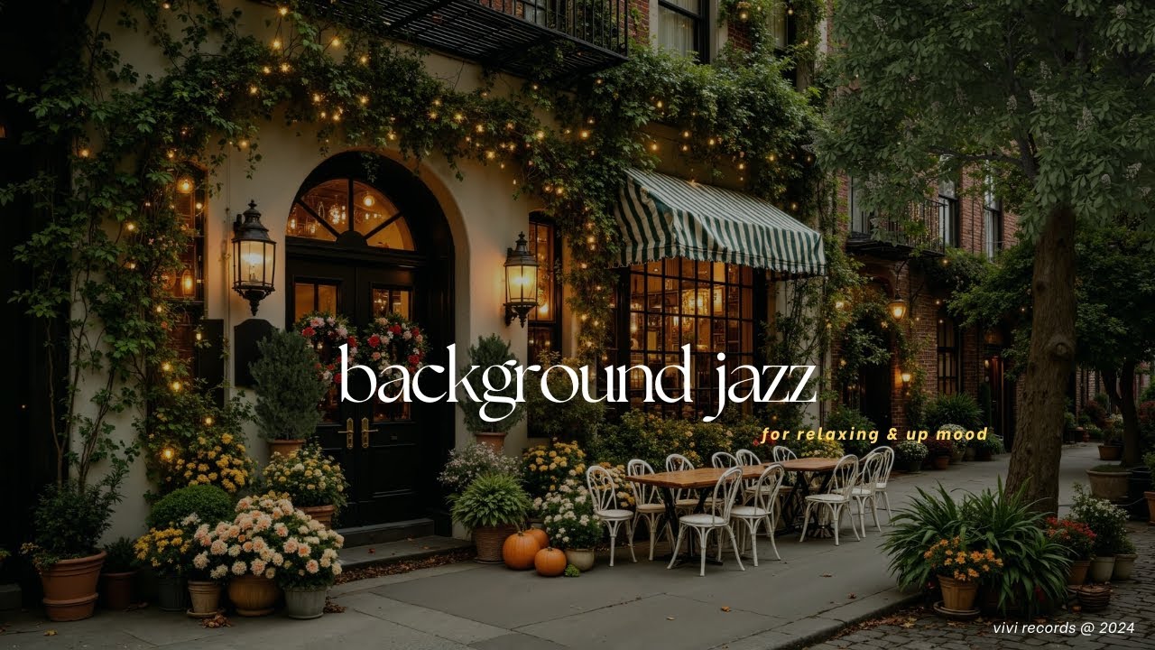 November Jazz Background Music - Winter Jazz Outside Coffee Shop for Work, Study and Relaxing Moods