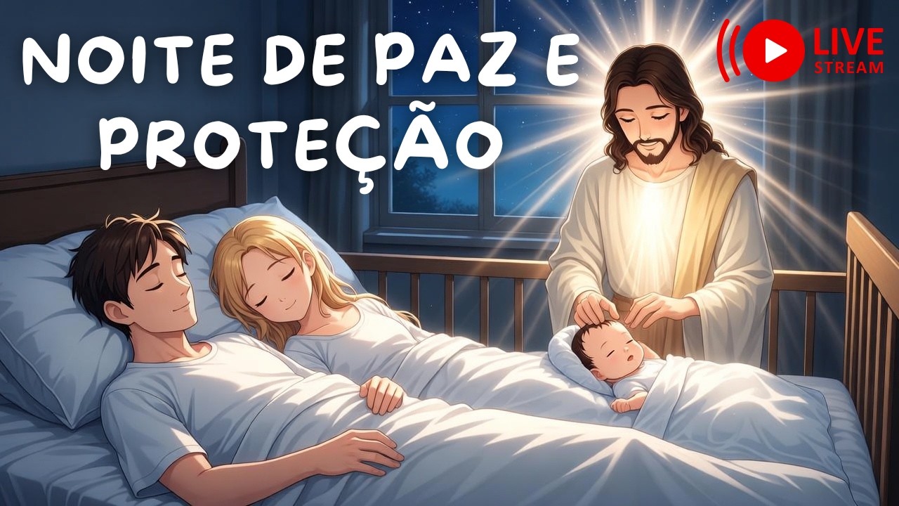 Jesus Está Curando e Protegendo Sua Família | Louvor Noturno