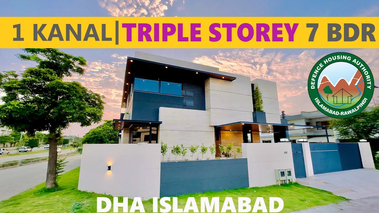 Triple Storey House | Corner | 1 Kanal Luxury House with Basement for Sale in DHA ISLAMABAD