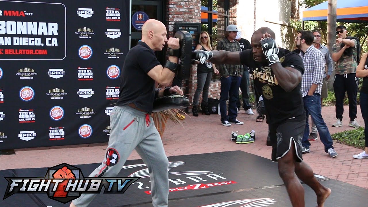 Melvin Manhoef vs. Joe Schilling- full video Manhoef media workout