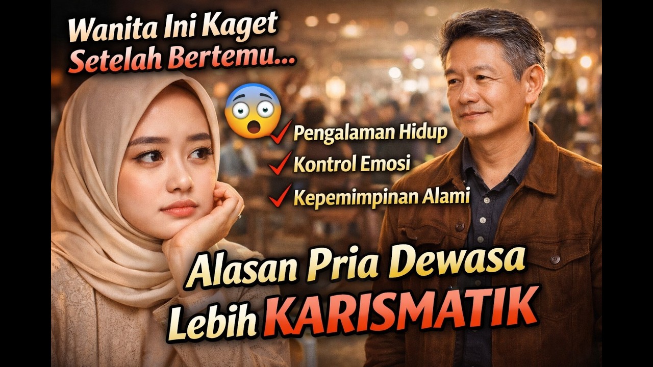 🥀“Ternyata Inilah Alasan Pria Dewasa Terlihat Lebih Karismatik”