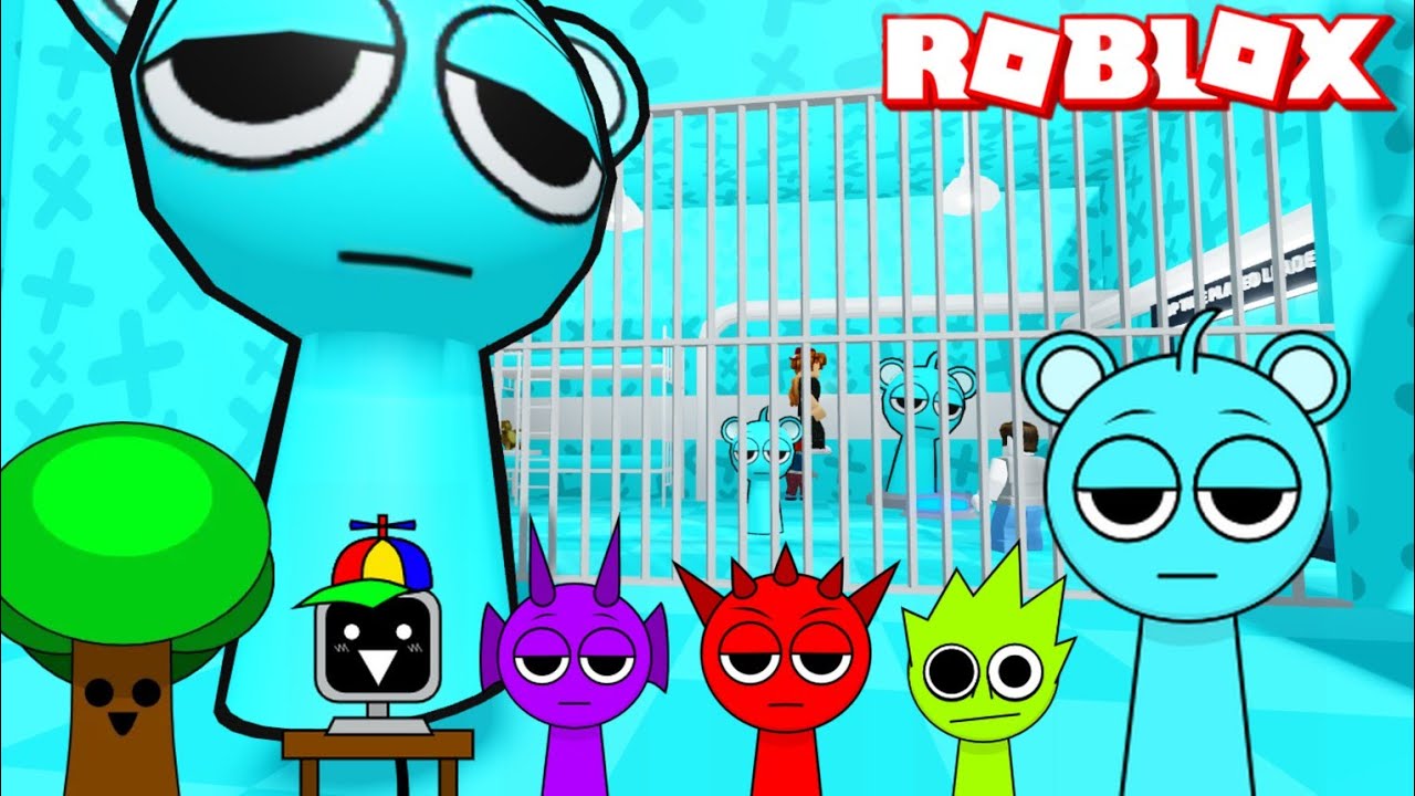 Sprunki Sky Plays Sprunki sky Prison Run Obby | ROBLOX | Incredibox Sprunki