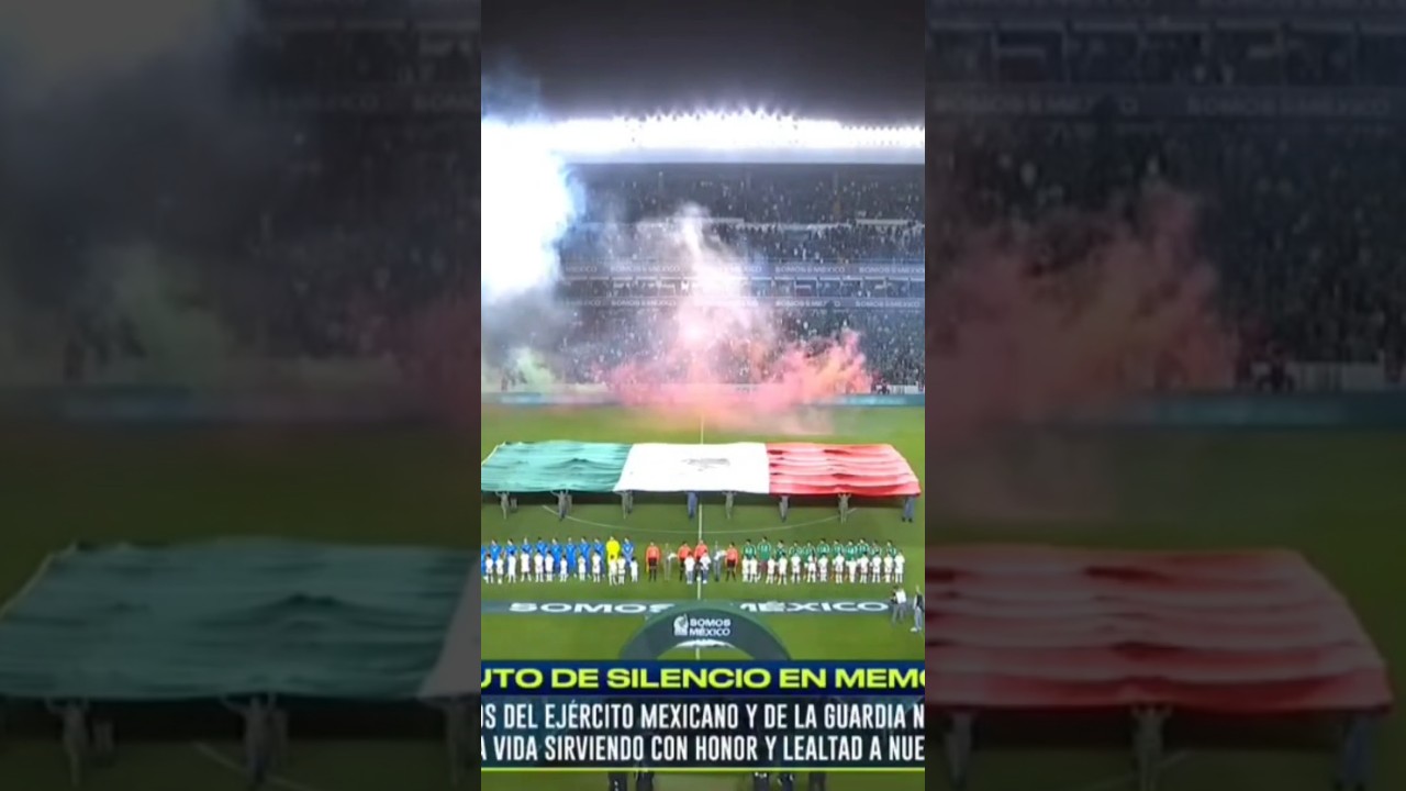 Homenaje a nuestras Fuerzas Armadas previo al partido de la Selecci&oacute;n Mexicana🇲🇽