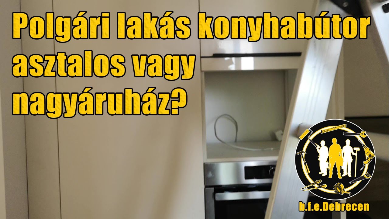 Konyhabútor asztalos vagy nagyáruház? (Polgári lakás)