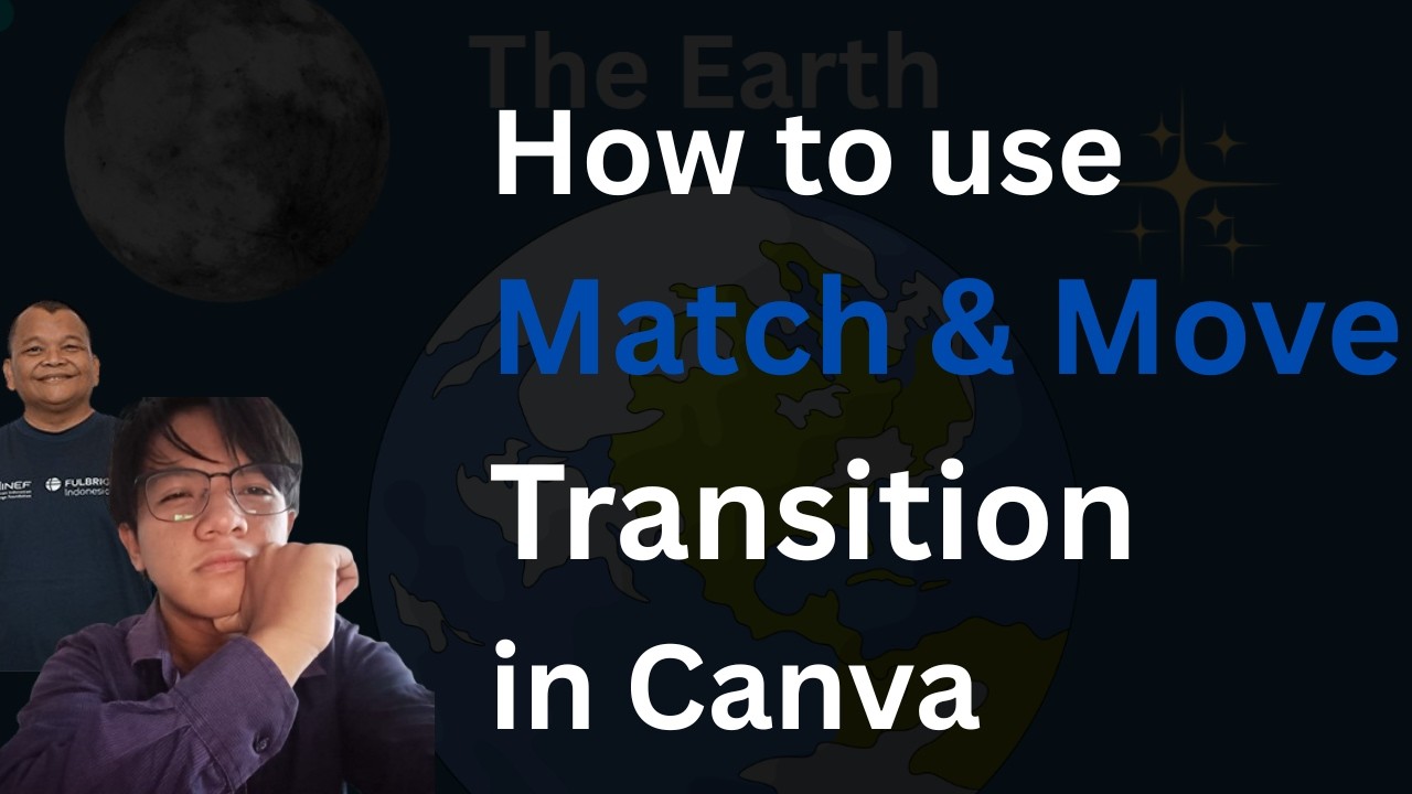 How to use Match & Move Transition in Canva!