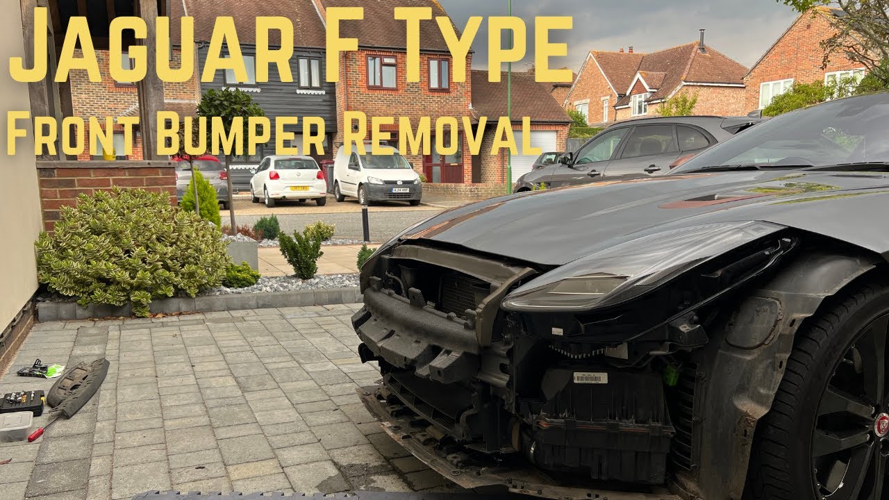 Jaguar F Type Front Bumper Removal | 'How To Guide' for removing the front end of a Jaguar F Type