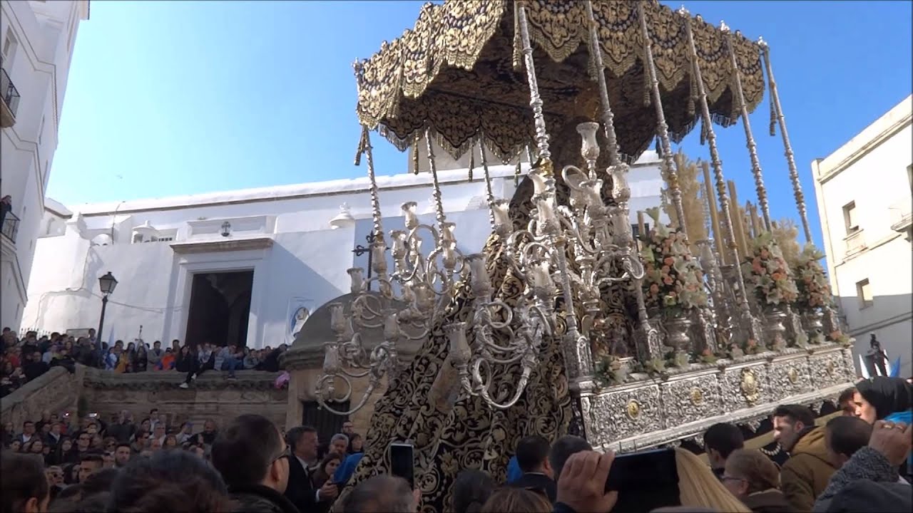 EL PERDON 2016, PRECIOSA RECOGIDA VIRGEN ROSARIO, BANDA E MONTERO, MADRUGA VIERNES SANTO CADIZ