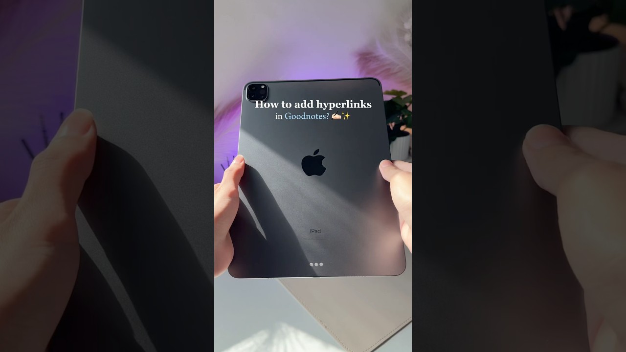 How to add hyperlinks in Goodnotes? ✍🏻✨ #hyperlinks #goodnotes