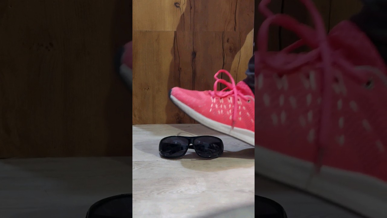 Experiment: sneakers vs sunglasses |crush Crunchy & Soft Things by Shoes! 