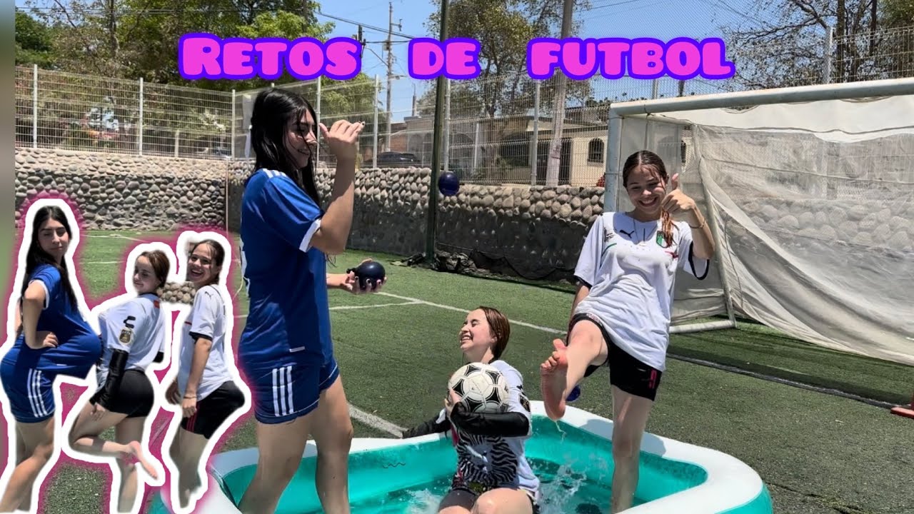 Retos de futbol con mis amigas❕⚽️