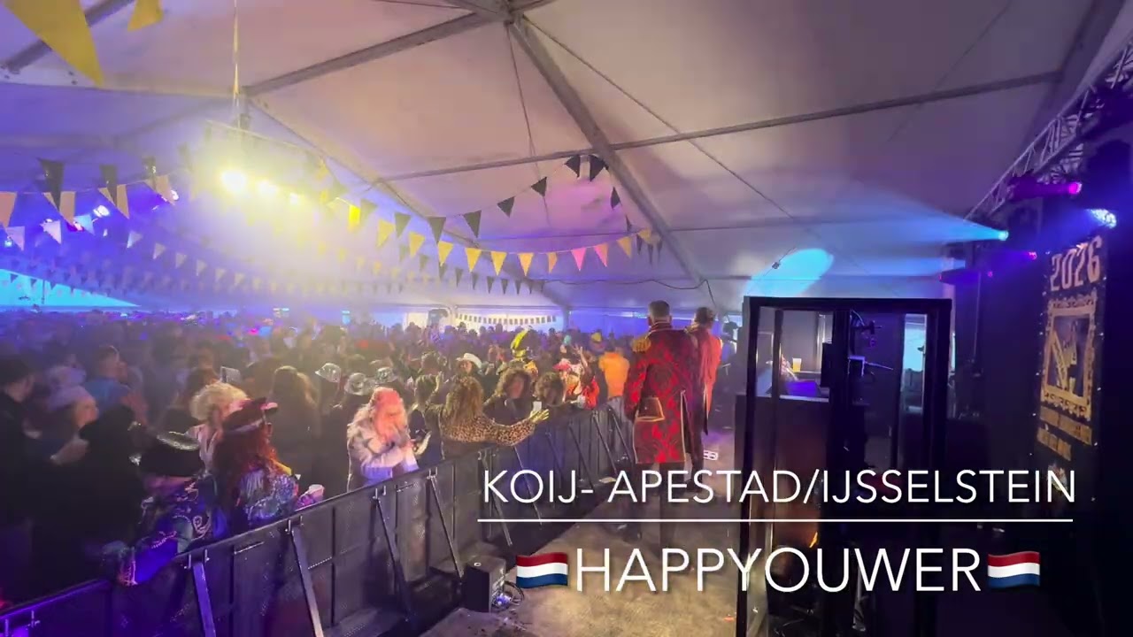 Feestduo Happy Ouwer - Carnaval 2026 IJsselstein apestad