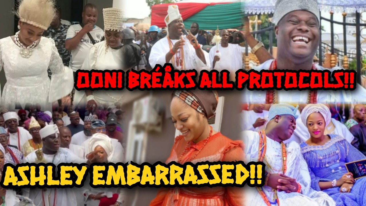 Ooni Størms Akure Mansion at midnight! Publicly chooses Queen Naomi Oloris in Têårs
