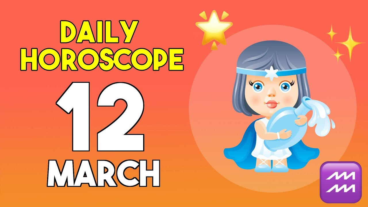 Aquarius horoscope today - March 12, 2026