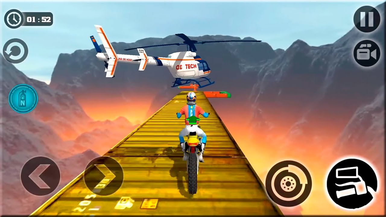 Impossible Moto Bike Tracks 3D: All Motos Driving - Android Gameplay