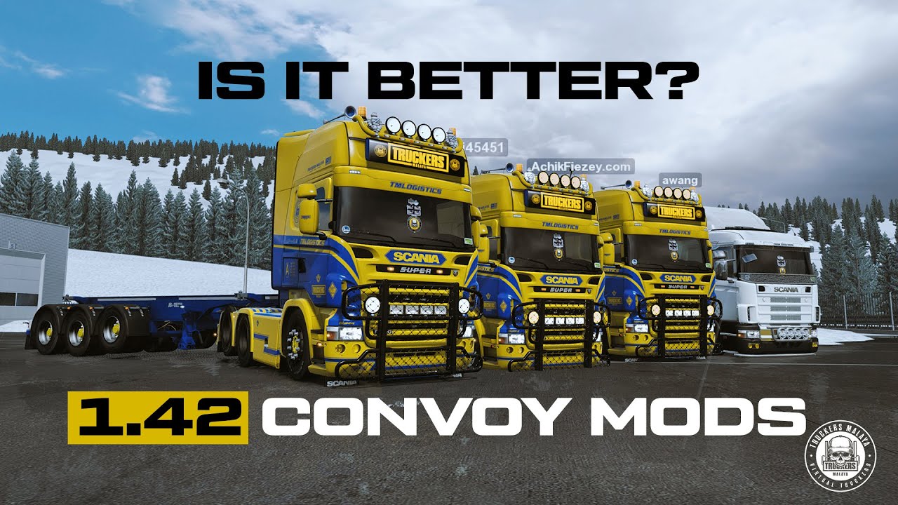Is it better? ETS 2 1.42 CONVOY with MODS BETA Test Gameplay