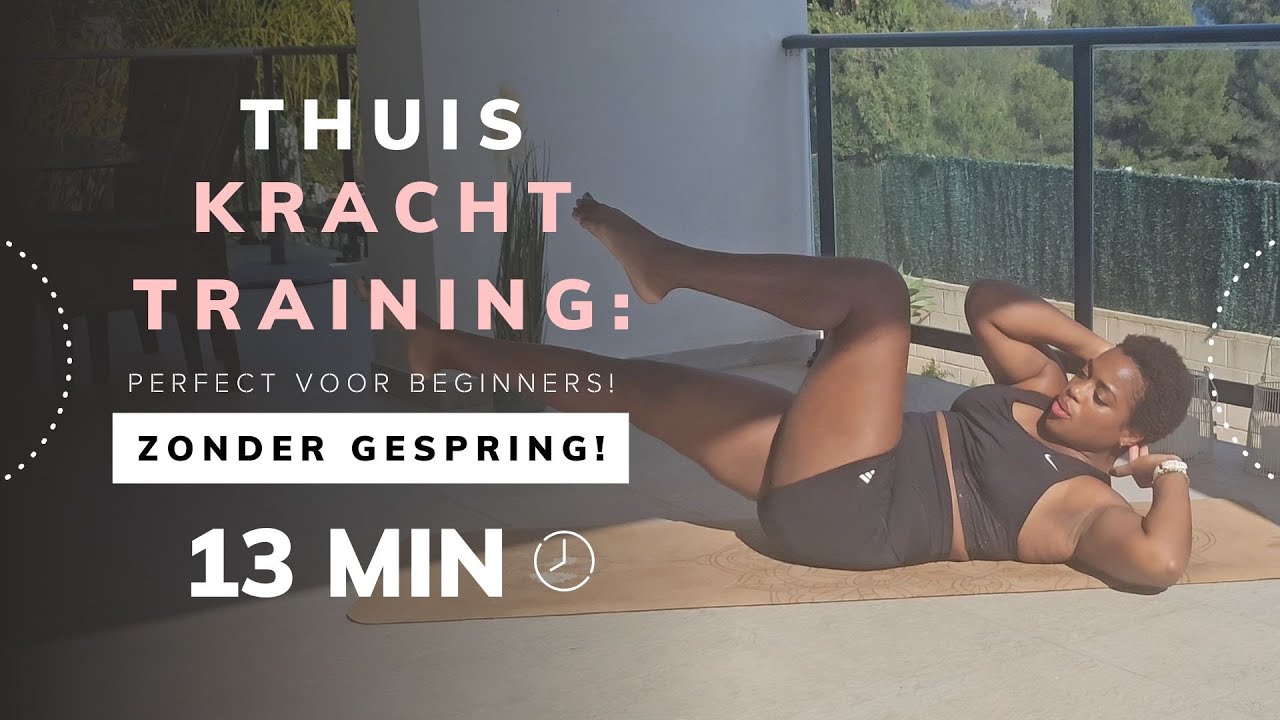 13-Minuten Krachttraining Thuis: Zonder Springen, Geen Materiaal Nodig!