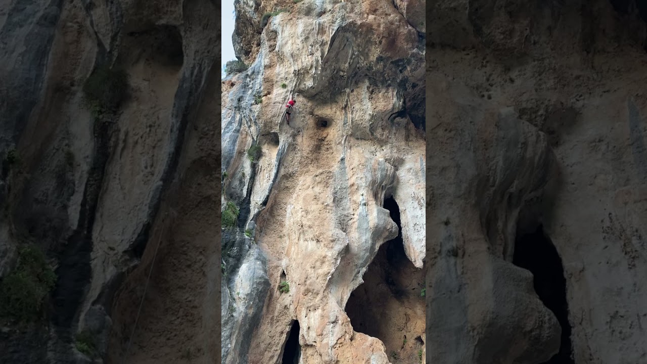 Pumping on big mother’s breasts 7c+ Trebenna  West, Geyikbayırı