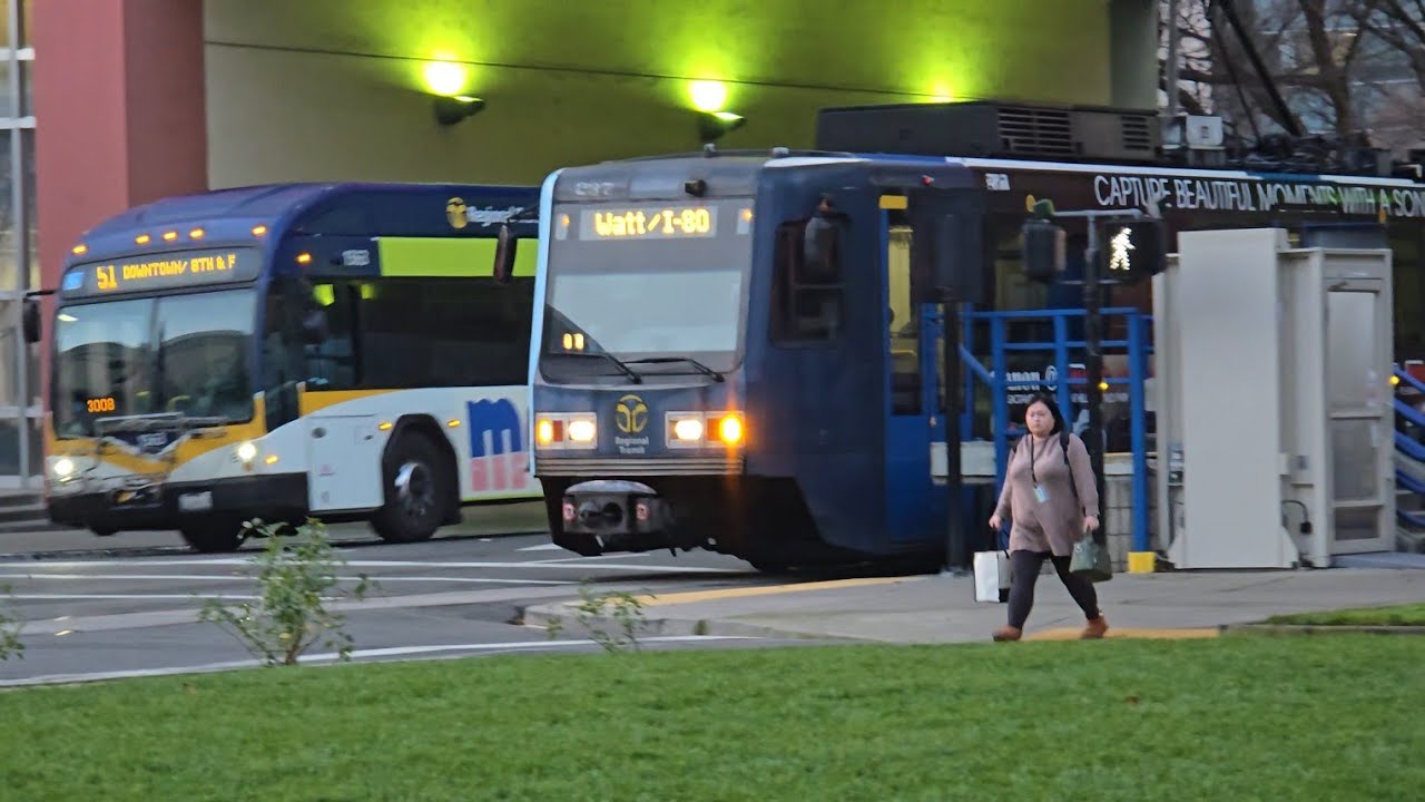 SACRT 237 Returns to Service | SacRT Light Rail and Bus Meet at Capitol Mall (1/29/26)