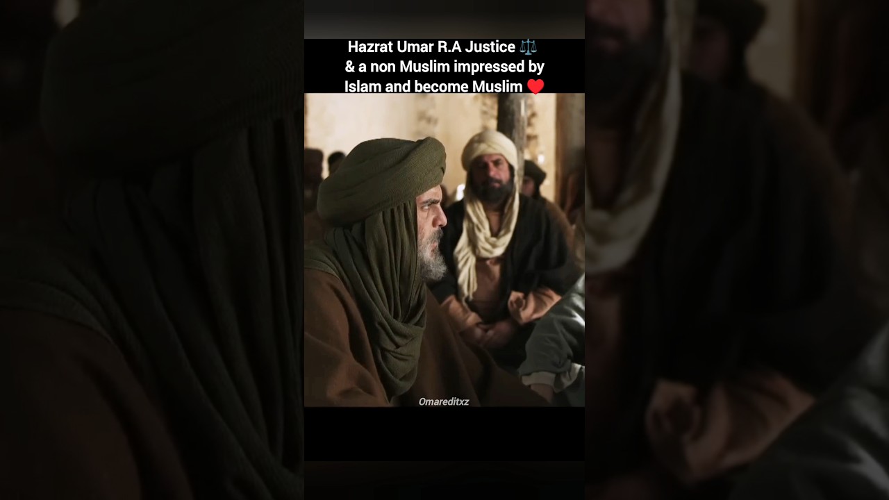 Hazrat Umar R.A Justice ⚖️ & Harmuzan became Muslim &hearts;️ #shorts