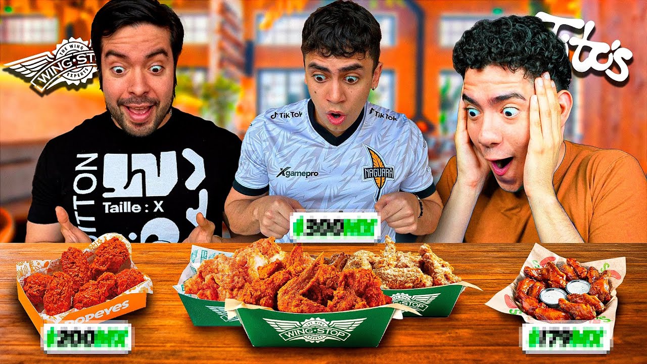 COMPRAMOS TODAS LAS ALITAS Y DECIMOS CUÁL ES LA MEJOR DEL MUNDO!! Con TheDonato y Antronix🔥🍗