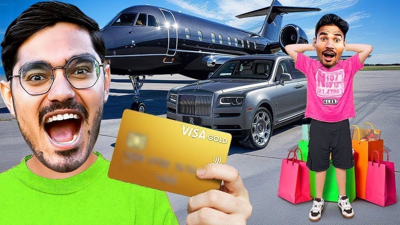 I Gave My Credit Card To My Team For 1 Hour  Spend Unlimited