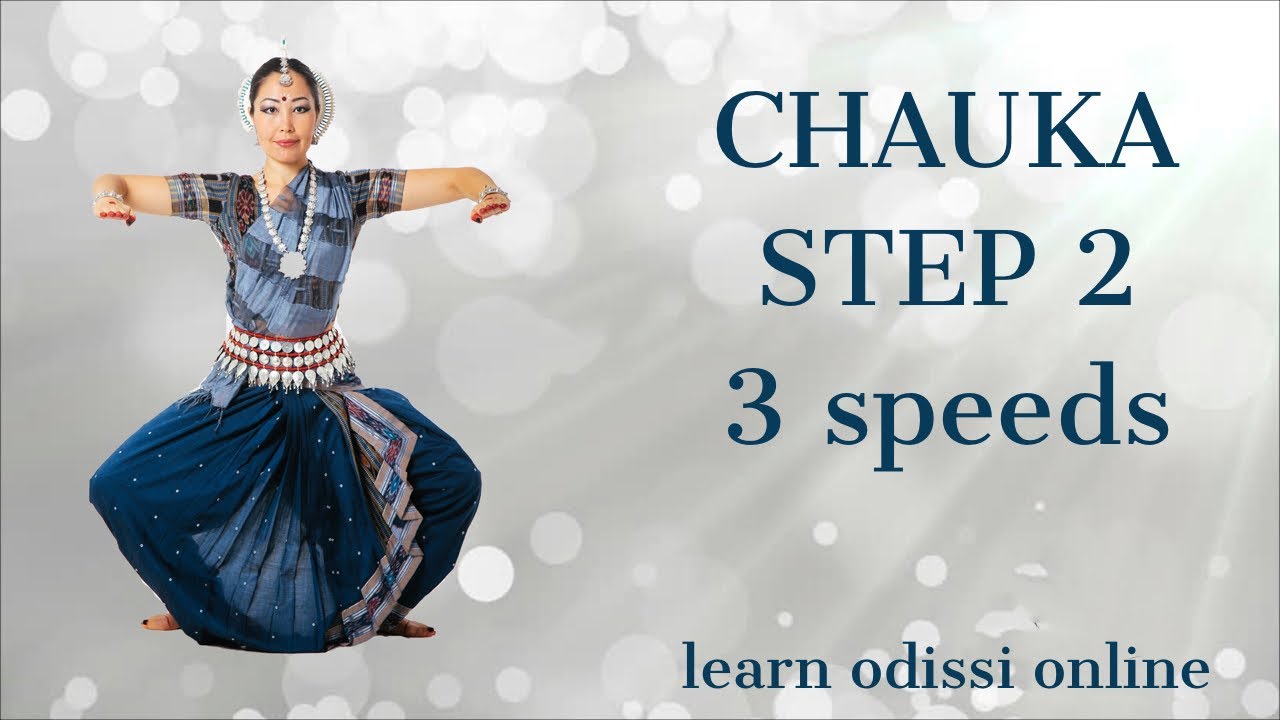 CHAUKA STEP 2 with EXPLANATION in 3 SPEEDS I ODISSI DANCE for Beginners I Learn Odissi Online