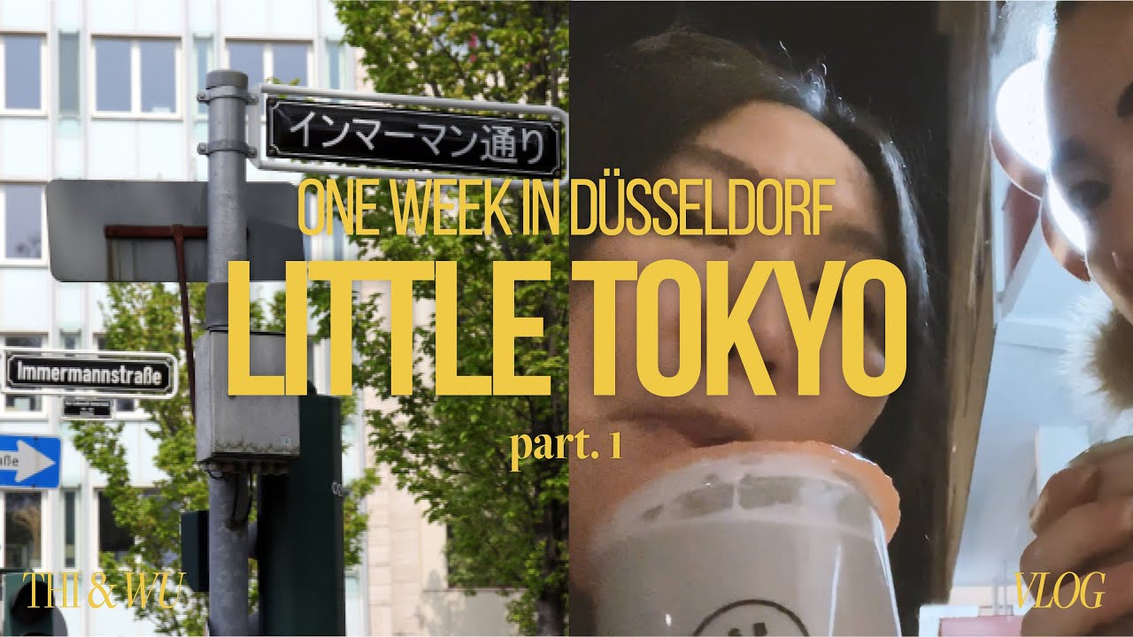 Видеоблог Thi's Düsseldorf, часть 1 — Неделя в Маленьком Токио, Kami, японское корейское кафе, ра...