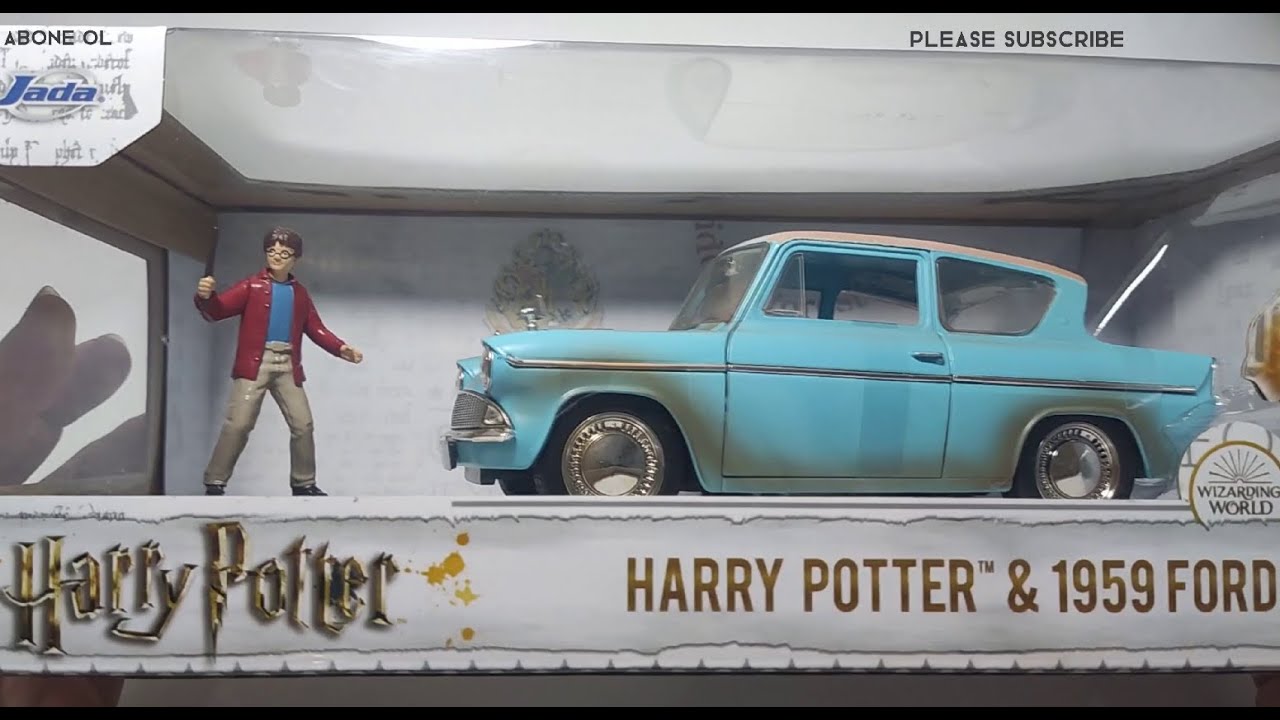 Harry Potter & 1959 Ford ANGLIA (Unboxing) - 1:24 - Jada Toys -  Harry Potter's Car 1959 Ford ANGLIA