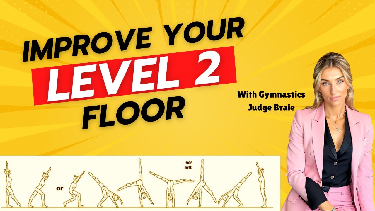 Watch this before your next Level 2 meet: Level 2 floor with a gymnastics judge