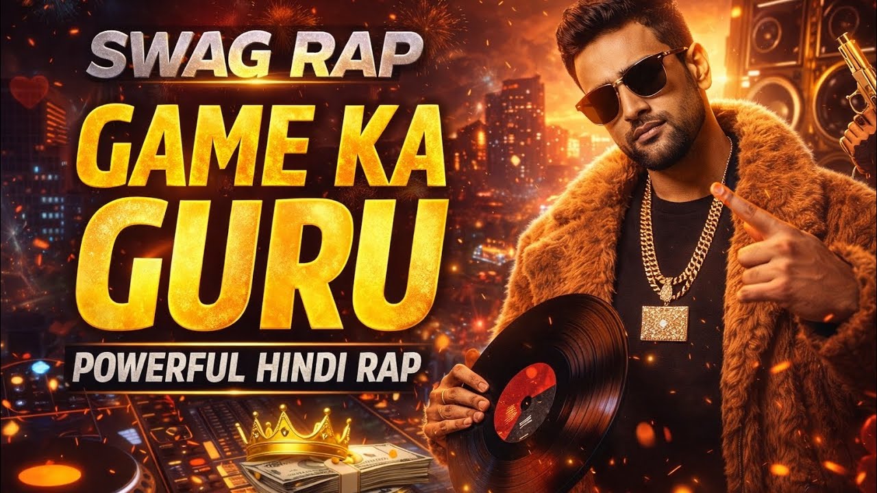 GAME KA GURU 🔥 Powerful Hindi Rap Song 2026 | Attitude Rap | DJ Bass