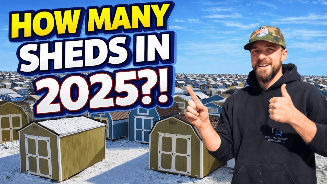 Сколько сараев я вывез в 2025 году?!