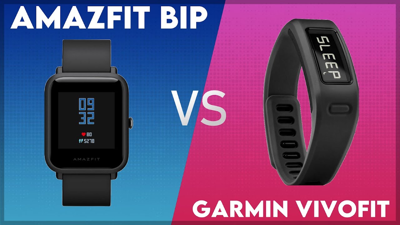 Amazfit Bip vs Garmin Vivofit Comparison