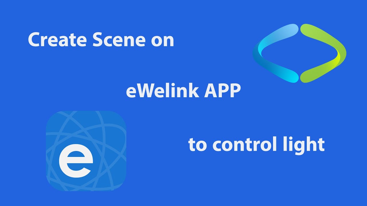 Создать сцену в приложении eWelink