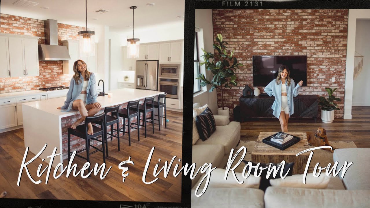 KITCHEN & LIVING ROOM TOUR! | 2021