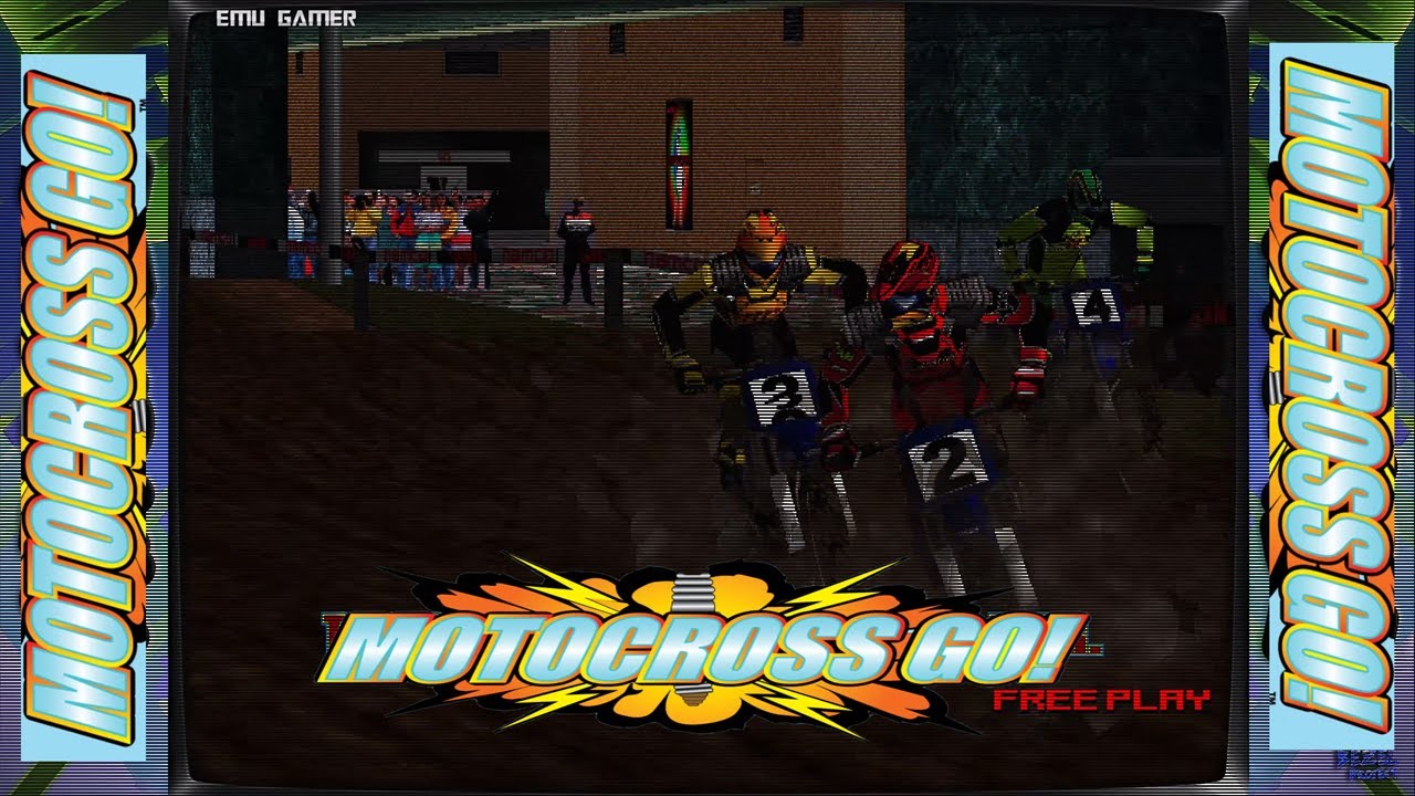 Motocross Go! 1997 - Full Playthrough (Now Playable in Mame 271)